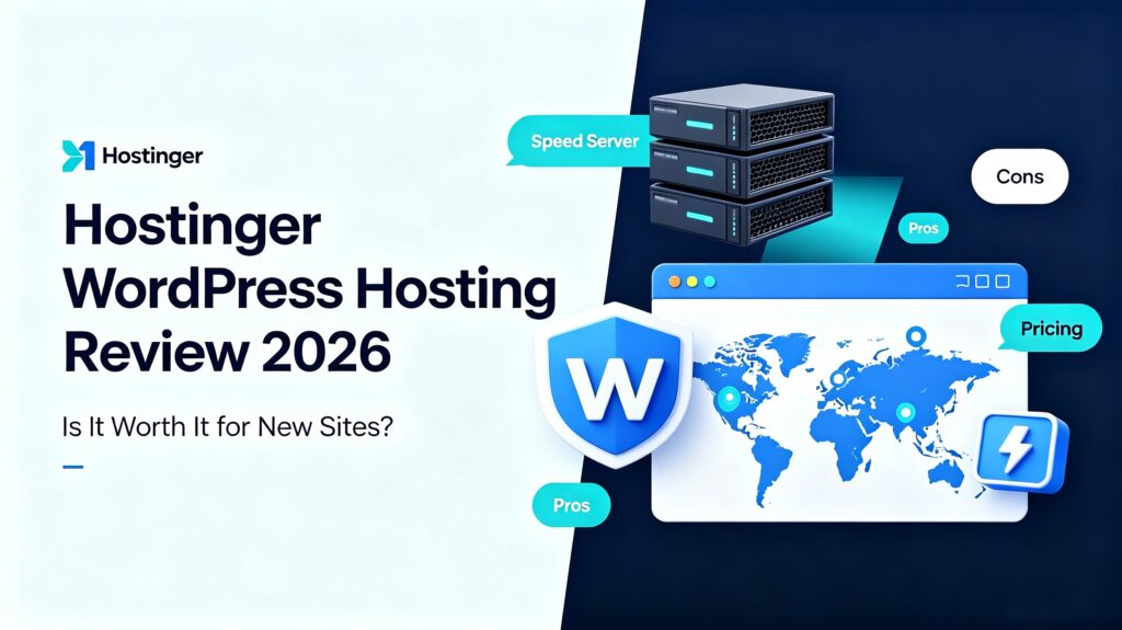 Hostinger WordPress Hosting Review 2026 – Is It Worth It for New Sites? Pros, Cons, Speed and Pricing